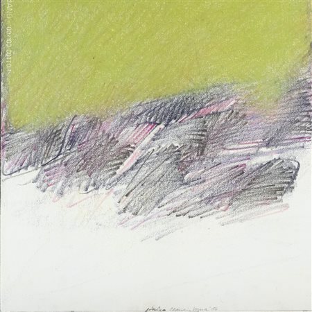 Claudio Verna (Guardiagrele (Ch), 1937) Studio 1984 Pastelli su carta...