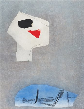 Giuseppe Santomaso (Venezia, 1907 - 1990) Carillon 1985 Olio e tecnica mista...