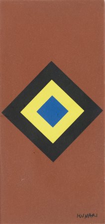 Bruno Munari (Milano, 1907 - 1998) Senza titolo Mattonella in terracotta...