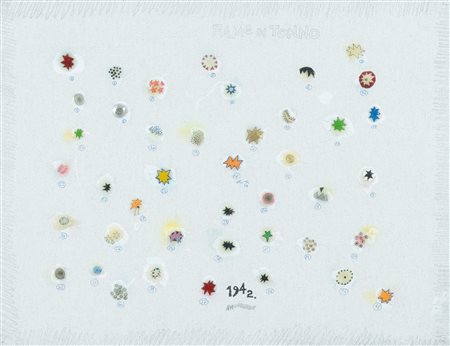 Luca Alinari (Firenze, 1943 - Firenze, 2019) Fame di tonno 1973 Tecnica mista...