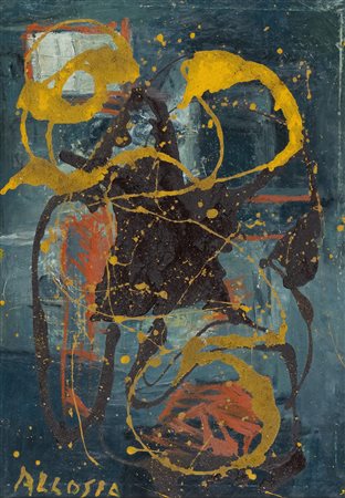 Giuseppe Allosia (Volterra, 1910 - Genova, 1983) Composizione nucleare 1956...