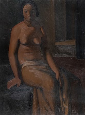 Mauro Reggiani (Nonentola (Mo), 1897 - Milano, 1980) Nudo di donna 1928 ca....