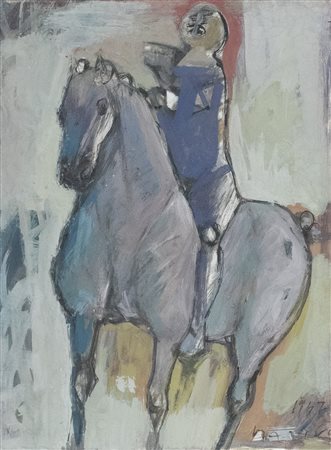 Marino Marini (Pistoia, 1901 - Viareggio, 1980) Cavallo e cavaliere 1947...