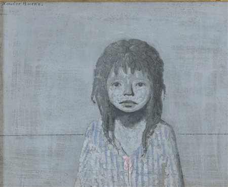 Xavier Bueno (Vera de Bidasoa, 1915 - Fiesole (Fi), 1979) Bambina con...