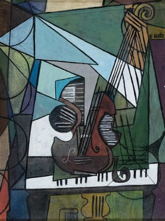 Emilio Notte (Ceglie Messapica (Br), 1891 - Napoli, 1982) Senza titolo Olio...