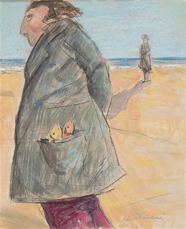 Giampaolo Talani (San Vincenzo, 1955 - Pisa, 2017) Uomo con i pesci in tasca...