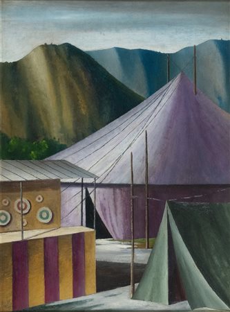 Marcello Scuffi (Tizzana (Pt), 1948 - Pistoia, 2021) Senza titolo Olio su...