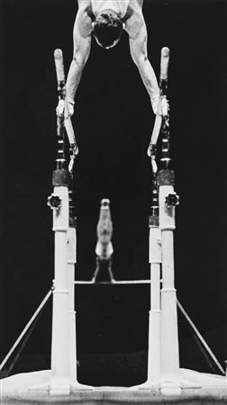 Lev Borodulin (1923 - 2018)  - On uneven bars, 1960