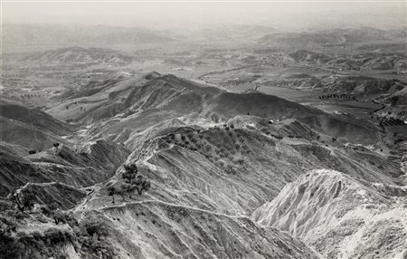 Gianni Berengo Gardin (1930 - 2025)  - Eroded Hills in Lucania, 1960s
