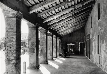 Paolo Monti (1908 - 1982)  - Castello di Mesola, porticato interno, 1960s/1970s