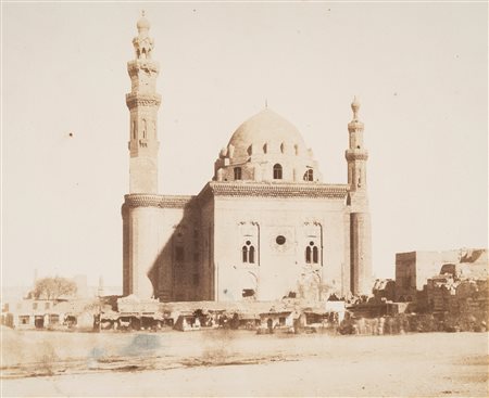 Félix Teynard (1817 - 1892)  - Le Kaire. Mosquee du Sultan Hassan (Le tombeau), 1851
