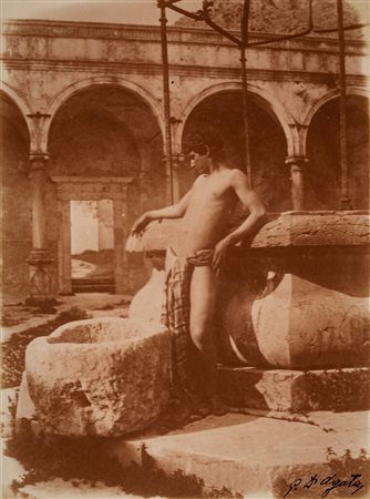 Gaetano D'Agata (1883 - 1949)  - Senza titolo (Giovane siciliano, Taormina), 1900s/1920s