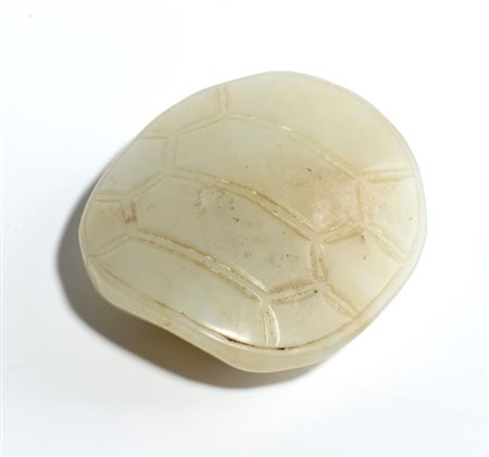  
Ornamento pendente in giada, Cina Inizio XX secolo
 cm4,2X4,cm2
