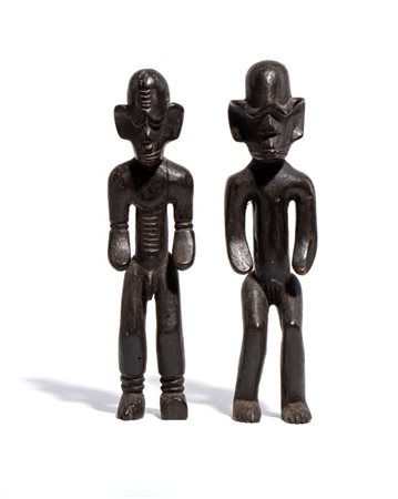  
Due figure Montol. Nigeria, XX secolo 
 Altezza cm 20