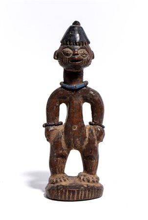  
Figura di Ibeji Yoruba, Nigeria  XX secolo
 Altezza cm 26