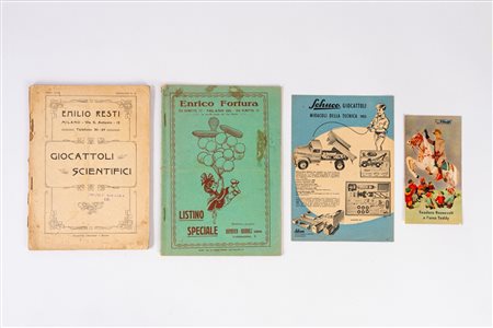Schuco - Steiff - Ingap - Lotto cataloghi giocattoli, 1900s