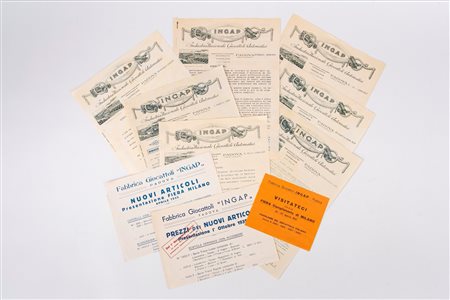 Ingap - Lotto cartaceo, 1930s