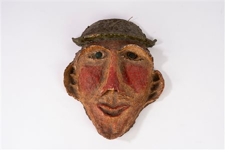 Signor Bonaventura - Maschera in cartapesta, 1940s