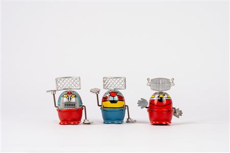 A.N.I. (autore non identificato) - Lotto di robots, 1970s