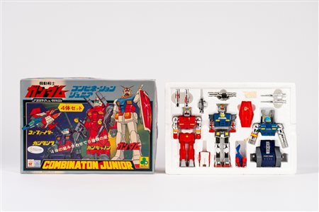 Clover - GUNDAM combination junior set - Japanese anime toy, 1980s