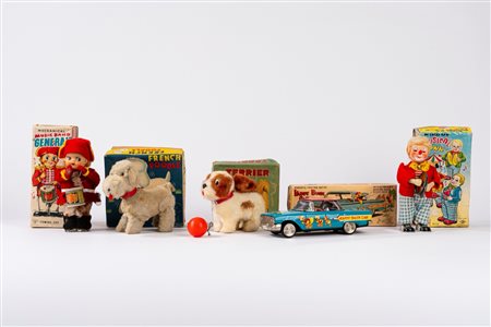 Various japanese makers - Lotto di cinque giocattoli, 1960s