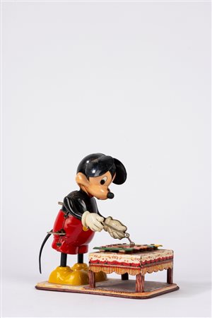 Linemar - Walt Disney - MICKEY MOUSE suonatore di xilophono, 1950