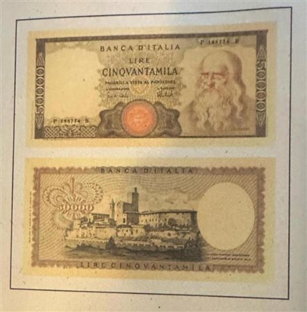 ART OFFICINA, Cinquantamila Lire di Leonardo da Vinci,