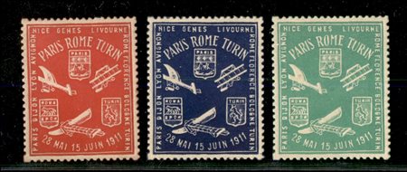 Regno - Posta Aerea - 1911 - Esposizione Mondiale di Torino