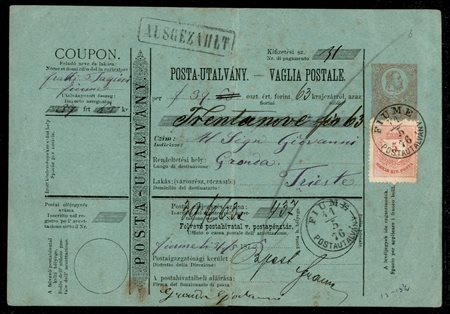 Occupazioni I guerra mondiale - Fiume - Periodo Austro Ungarico