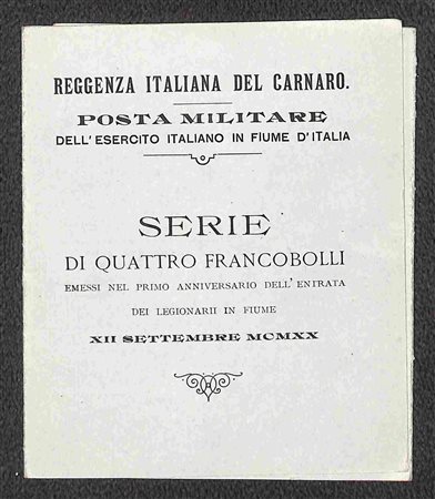Occupazioni I guerra mondiale - Fiume