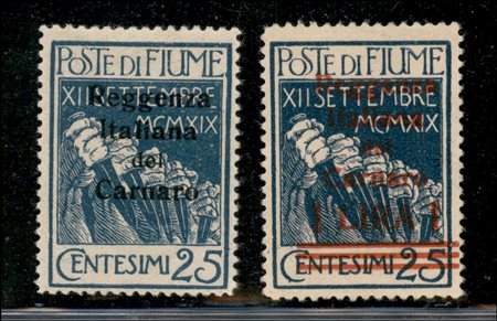 Occupazioni I guerra mondiale - Fiume - 1920
