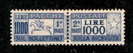 Repubblica - Pacchi postali - 1954