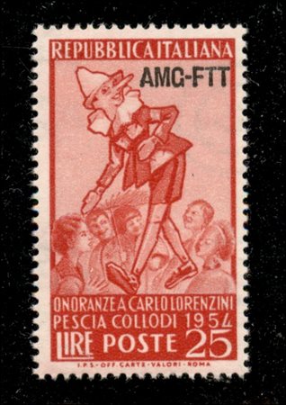 Trieste  - Trieste AMG FTT - 1954