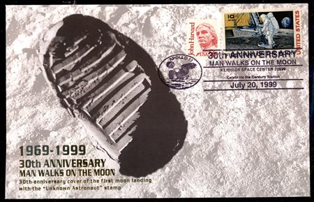 Europa e Oltremare - Stati Uniti D'America - 1999 - 30 Th Anniversario Uomo sulla Luna