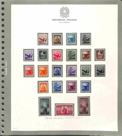 Lotti e Collezioni - Area Italiana - REPUBBLICA - 1945/1955