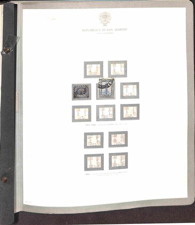 Lotti e Collezioni - Area Italiana - SAN MARINO - 1884/2002