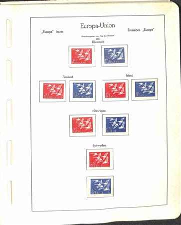 Lotti e Collezioni - Europa e Oltremare - EUROPA UNITA - 1956/1976