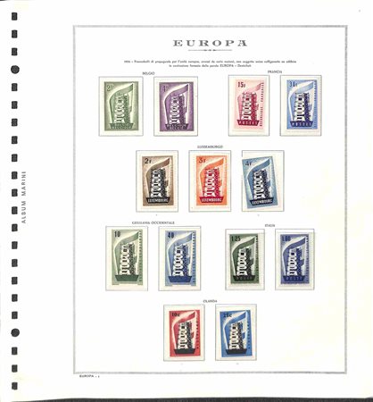 Lotti e Collezioni - Europa e Oltremare - EUROPA CEPT - 1956/2004