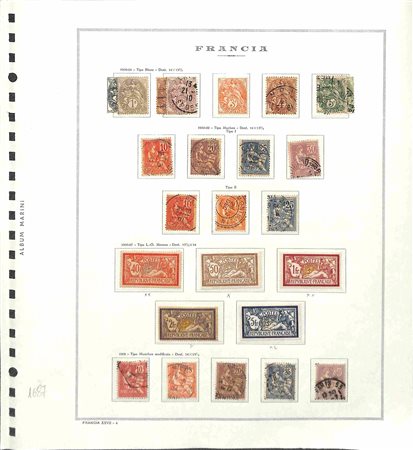Lotti e Collezioni - Europa e Oltremare - FRANCIA - 1914/1958