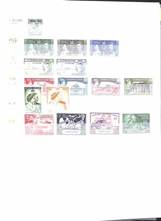 Lotti e Collezioni - Europa e Oltremare - GIBILTERRA - 1918/2004