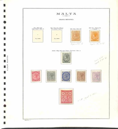 Lotti e Collezioni - Europa e Oltremare - MALTA - 1868/2004