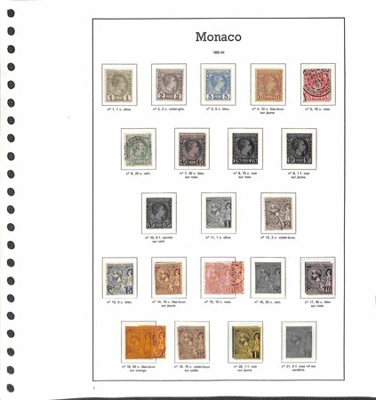 Lotti e Collezioni - Europa e Oltremare - MONACO - 1885/2004