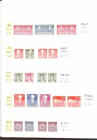 Lotti e Collezioni - Europa e Oltremare - SVEZIA - 1935/1994