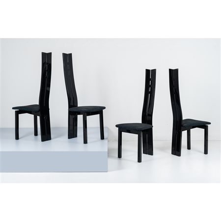 PIERRE CARDIN (Stile di), Quattro sedie