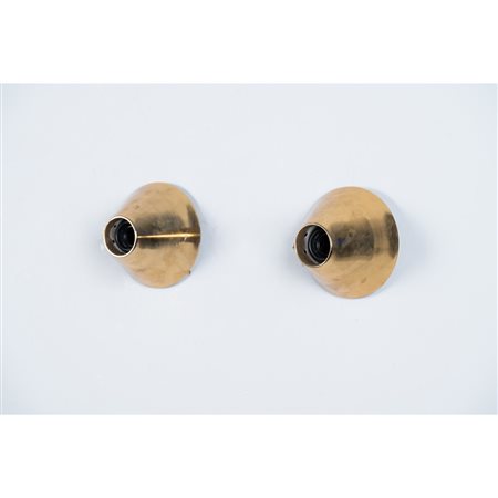 PRODUZIONE ITALIANA 1980 ca., Due lampade da soffitto/parete
