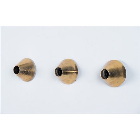 PRODUZIONE ITALIANA 1980 ca., Tre lampade da soffitto/parete