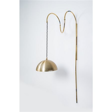 PRODUZIONE ITALIANA 1980 ca., Lampada da parete