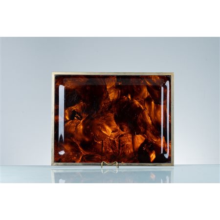 PRODUZIONE ITALIANA 1970 ca., Vassoio in lucite