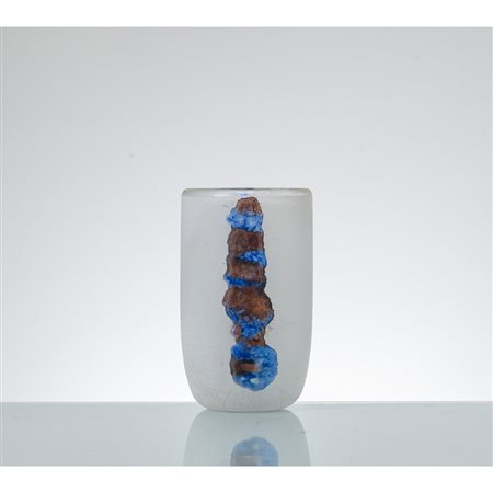ALFREDO BARBINI, Vaso in vetro