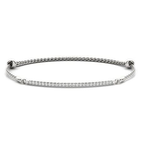 BRACCIALE BOLO IN ORO ROSA 14K E DIAMANTI (0.25 CT)\ - DOC-0034551-0016